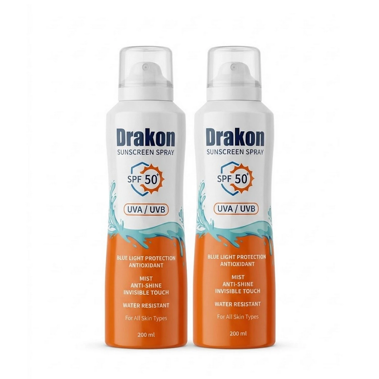 1+1 Offer Sunscreen Spray SPF 50+ - Face & Body Sunscreen 200ml