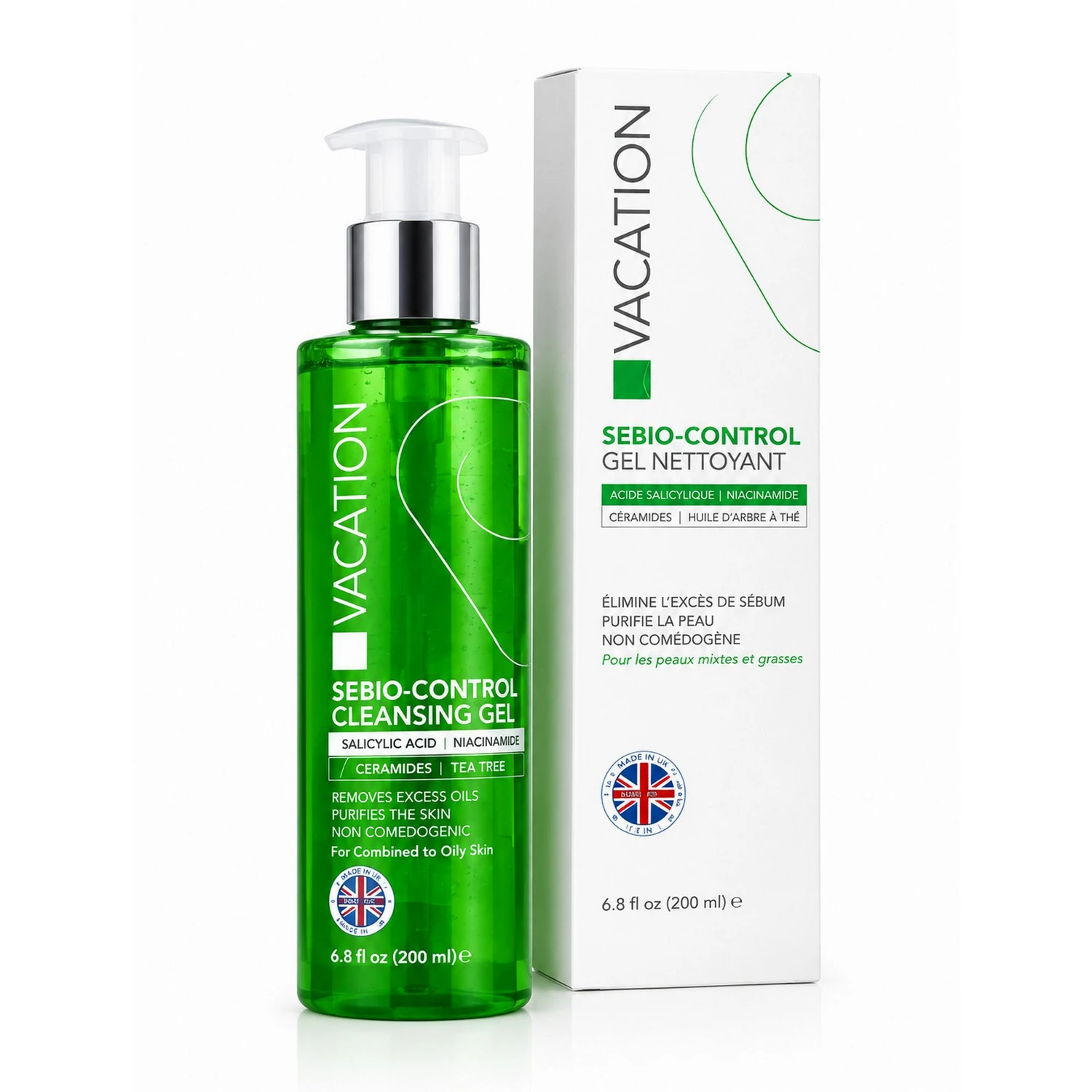 Vacation Sebio Control Gel Face Wash for Oily Skin – 200 ml