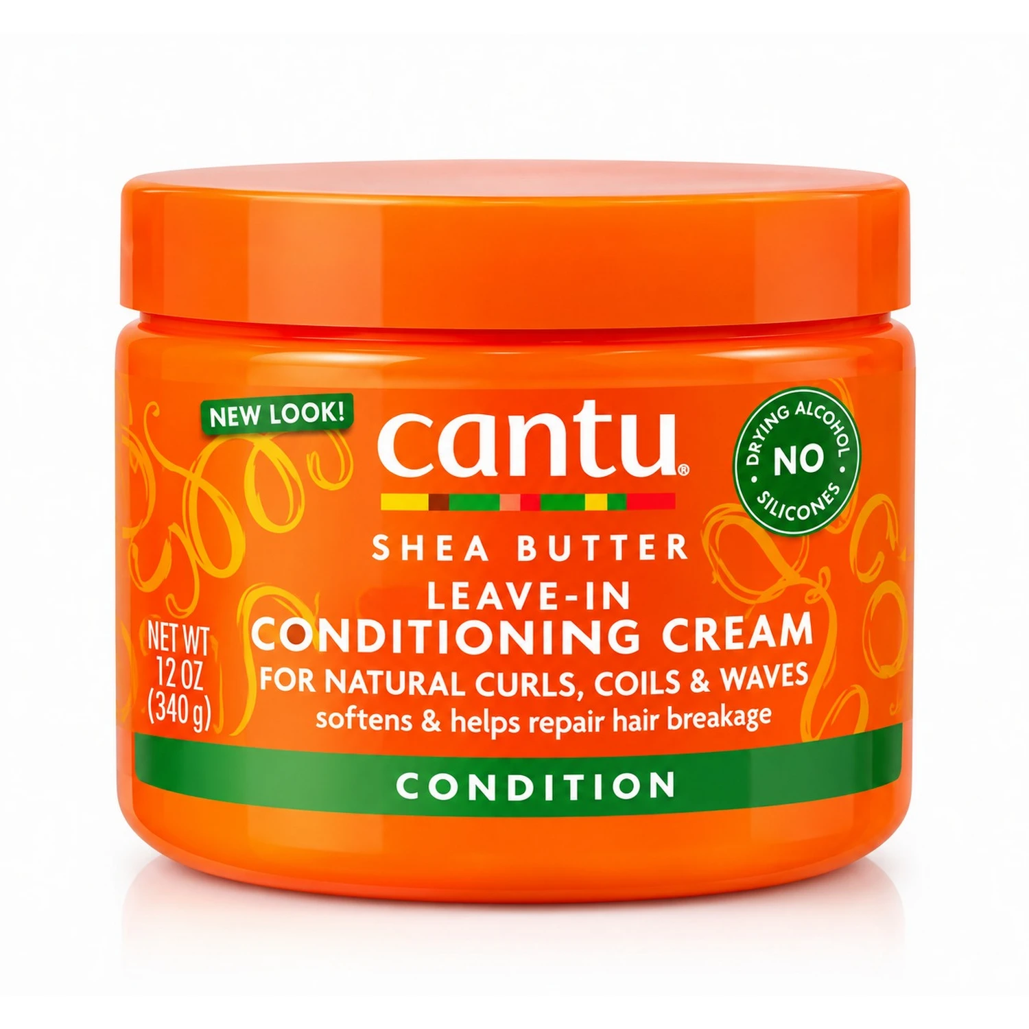 Shea Butter Leave-In Conditioning Cream – Deep Moisture, Detangling & Frizz Control – For Curly, Dry & Damaged Hair – 340 g